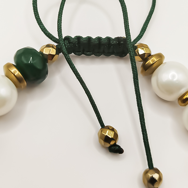 دستبند سنگی با سنگ های نیمه قیمتی و پلاک استیل طلایی الله بلتاگالری 2 دستبند سنگی با سنگ های نیمه قیمتی و پلاک استیل طلایی الله بلتاگالری