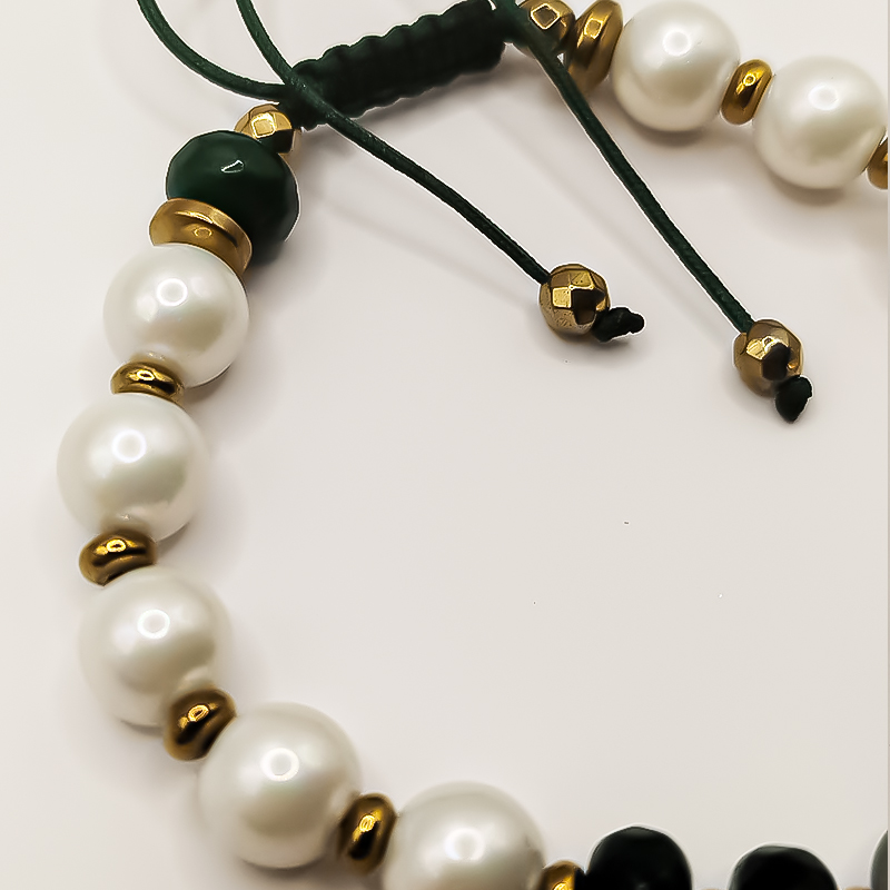 دستبند سنگی با سنگ های نیمه قیمتی و پلاک استیل طلایی الله بلتاگالری 5 دستبند سنگی با سنگ های نیمه قیمتی و پلاک استیل طلایی الله بلتاگالری