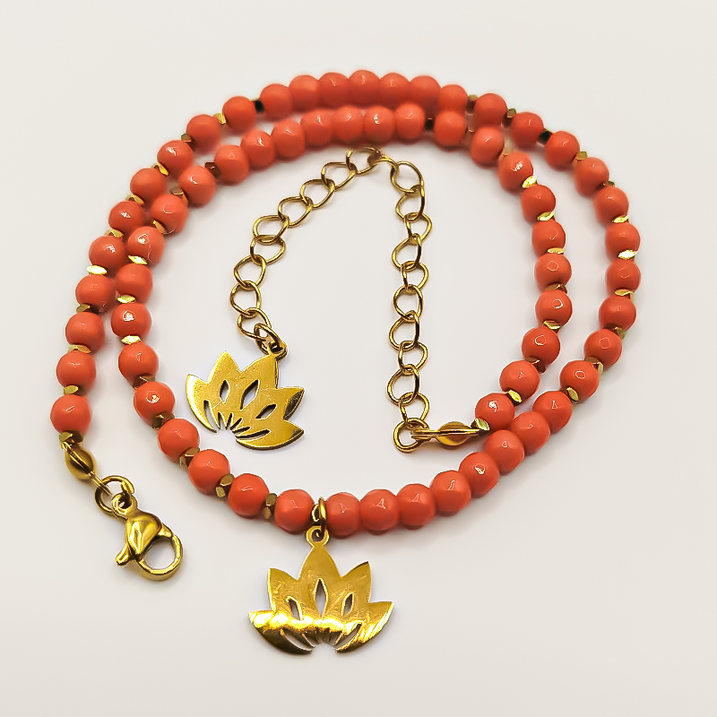 دستبند دو دور با سنگ های عقیق و هماتیت اصل و پلاک لوتوس استیل مدل آیهان بلتاگالری 1 دستبند دو دور با سنگ های عقیق و هماتیت اصل و پلاک لوتوس استیل مدل آیهان بلتاگالری