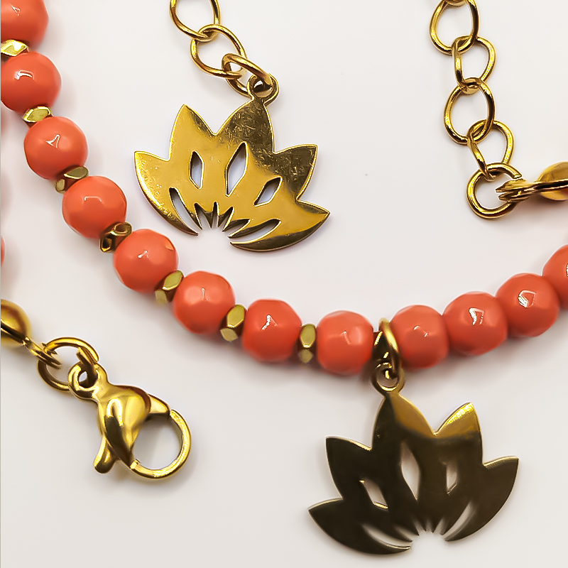 دستبند دو دور با سنگ های عقیق و هماتیت اصل و پلاک لوتوس استیل مدل آیهان بلتاگالری 7 دستبند دو دور با سنگ های عقیق و هماتیت اصل و پلاک لوتوس استیل مدل آیهان بلتاگالری