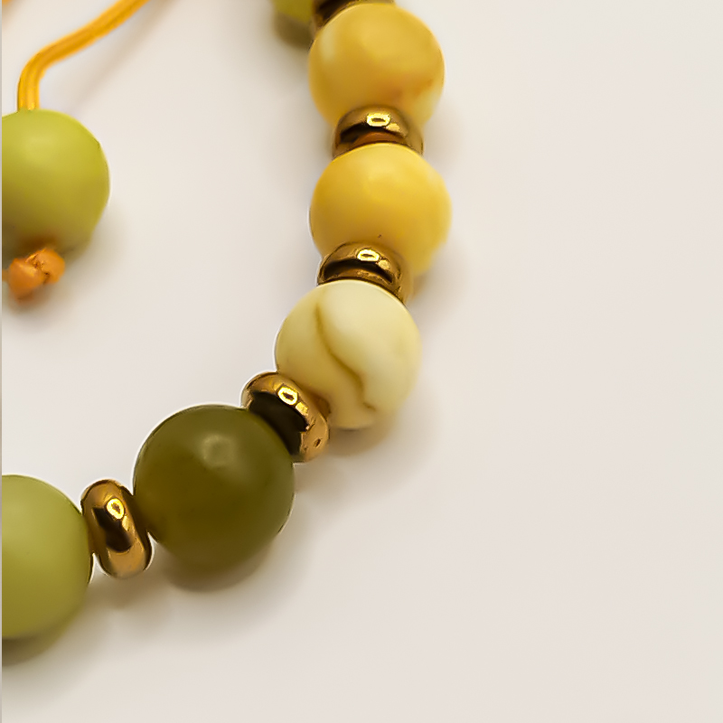 دستبند سنگی با پلاک برگ استیل مدل دارا بلتاگالری 2 دستبند سنگی با پلاک برگ استیل مدل دارا بلتاگالری