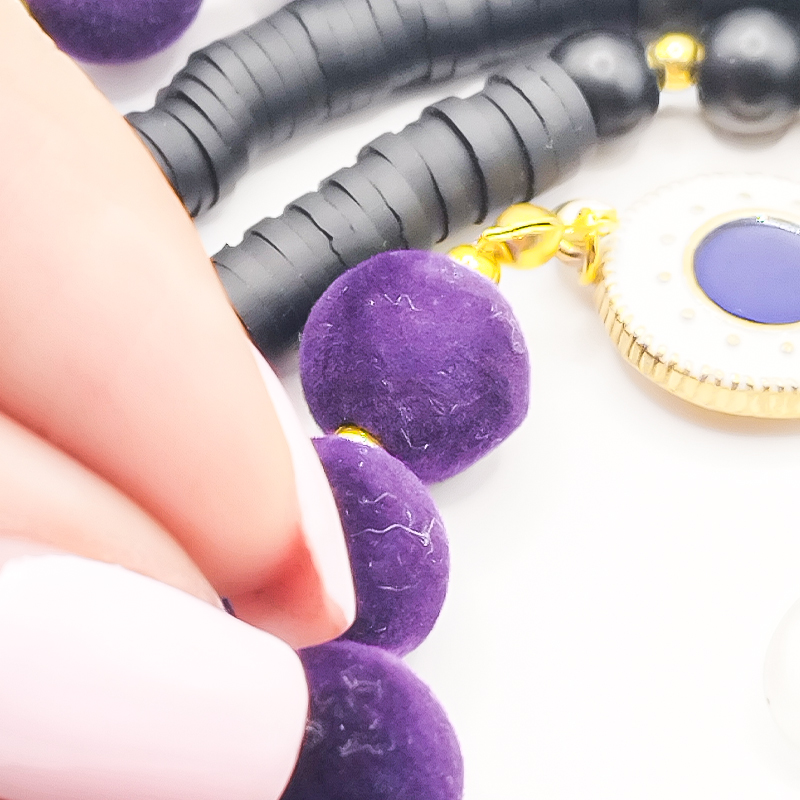 بند عینک اونیکس مات و فیمو مشکی بلتا گالری مدل مالدیو 10 بند عینک فیمو و اونیکس مشکی بلتا