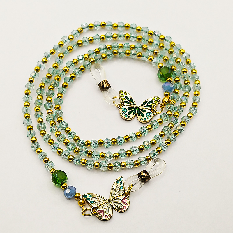 بندعینک بلتاگالری کریستالی مدل رامسر با پلاک پروانه 6 بندعینک بلتاگالری کریستالی مدل رامسر با پلاک پروانه