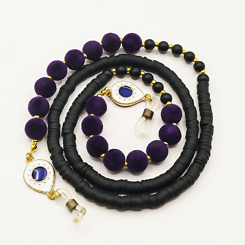 بند عینک اونیکس مات و فیمو مشکی بلتا گالری مدل مالدیو 12 بند عینک بلتا مدل پریمیوم اونیکس