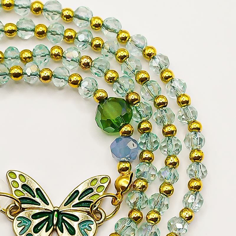 بندعینک بلتاگالری کریستالی مدل رامسر با پلاک پروانه 2 بندعینک بلتاگالری کریستالی مدل رامسر با پلاک پروانه