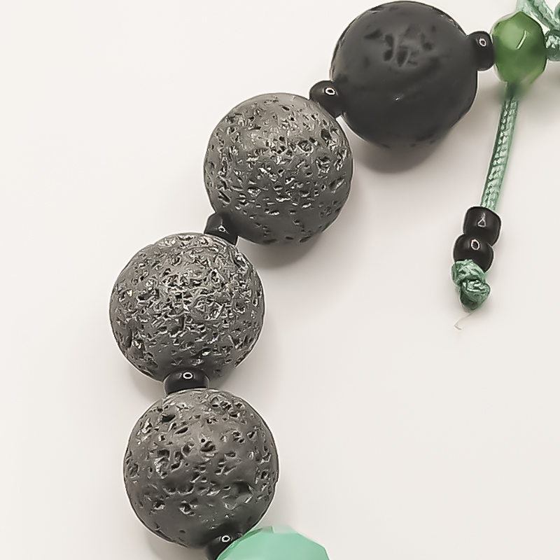 دستبند سنگ و نقره دستساز بلتاگالری مدل نارمیلا 2 دستبند سنگ و نقره دستساز بلتاگالری مدل نارمیلا