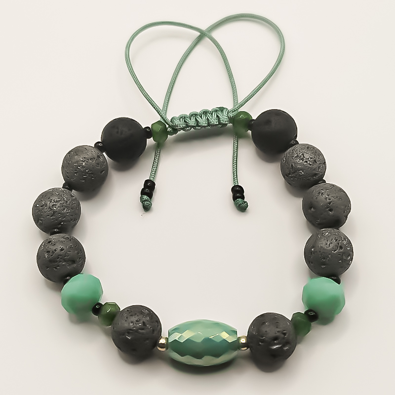 دستبند سنگ و نقره دستساز بلتاگالری مدل نارمیلا 8 دستبند سنگ و نقره دستساز بلتاگالری مدل نارمیلا