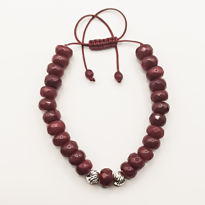 دستبند سنگ و نقره بلتاگالری مدل گلپاد 7 دستبند سنگ و نقره بلتاگالری مدل گلپاد