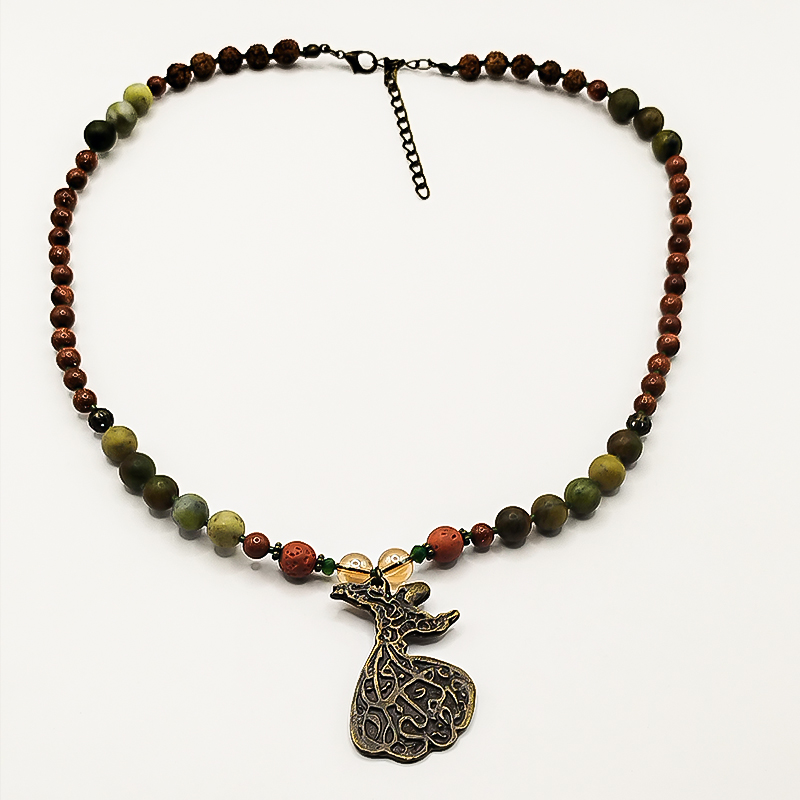 گردنبند سنگی بلتاگالری با آویز سماع مدل سامینا 8 گردنبند سنگی بلتاگالری با آویز سماع مدل سامینا