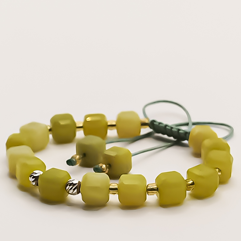 دستبند سنگ آونتورین و نقره بلتاگالری مدل آرمیتا 6 دستبند سنگ آونتورین و نقره بلتاگالری مدل آرمیتا