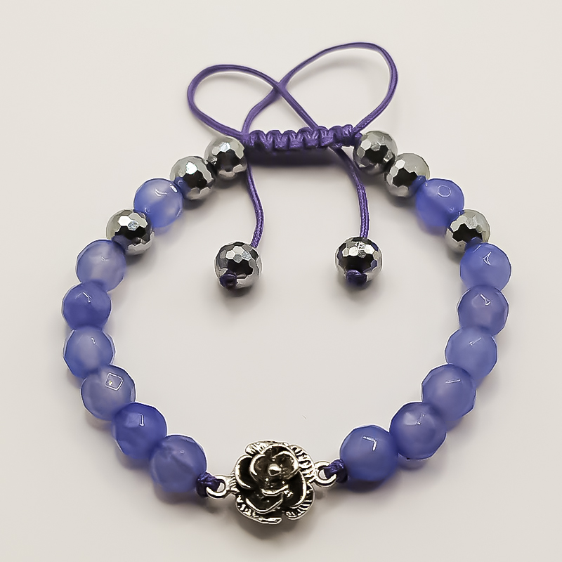 دستبند سنگ و نقره بلتاگالری مدل رزان 9 دستبند سنگ و نقره بلتاگالری مدل رزان