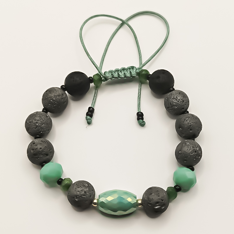 دستبند سنگ و نقره دستساز بلتاگالری مدل نارمیلا 9 دستبند سنگ و نقره دستساز بلتاگالری مدل نارمیلا