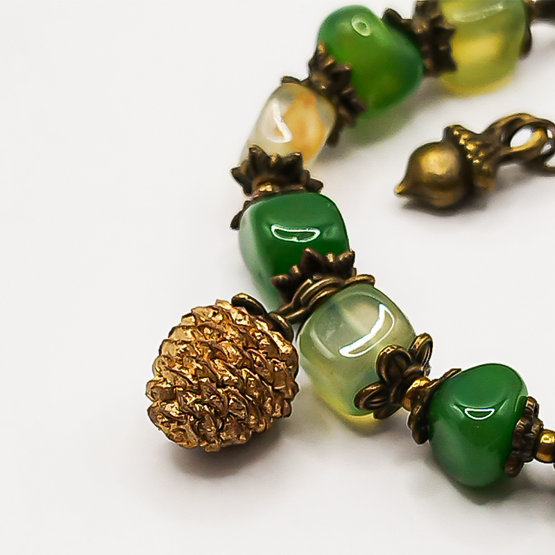 دستبند سنگ عقیق بلتاگالری مدل هاناما 10 دستبند سنگ عقیق بلتاگالری مدل هاناما