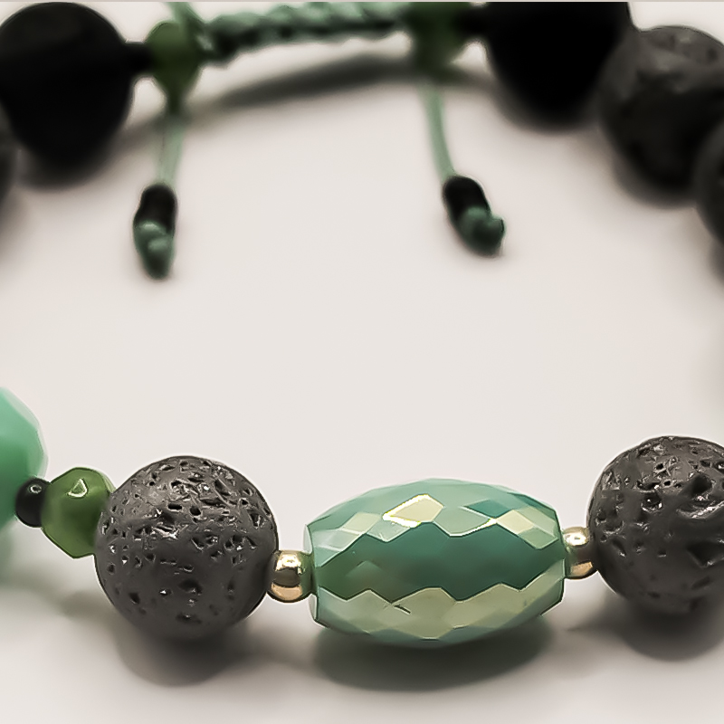 دستبند سنگ و نقره دستساز بلتاگالری مدل نارمیلا 3 دستبند سنگ و نقره دستساز بلتاگالری مدل نارمیلا