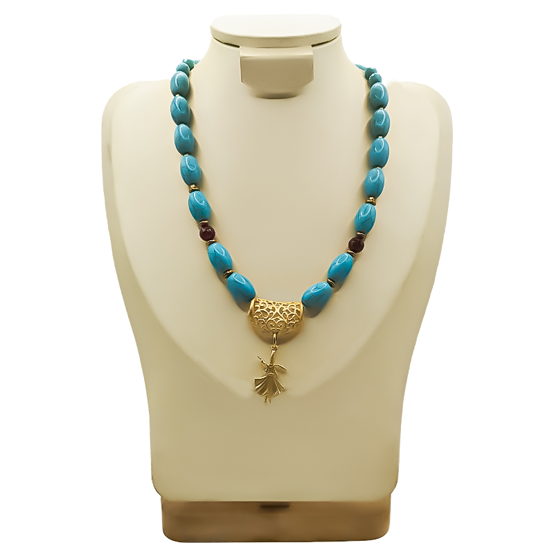 گردنبند رقص سماع بلتاگالری مدل مولانای جان 1 گردنبند رقص سماع بلتاگالری مدل مولانای جان