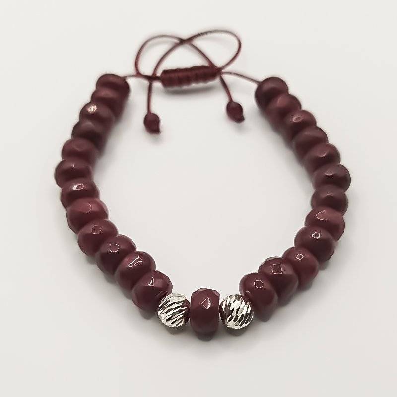 دستبند سنگ و نقره بلتاگالری مدل گلپاد 3 دستبند سنگ و نقره بلتاگالری مدل گلپاد