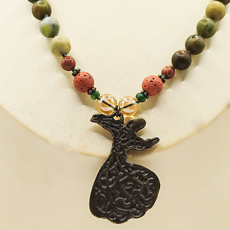 گردنبند سنگی بلتاگالری با آویز سماع مدل سامینا 3 گردنبند سنگی بلتاگالری با آویز سماع مدل سامینا