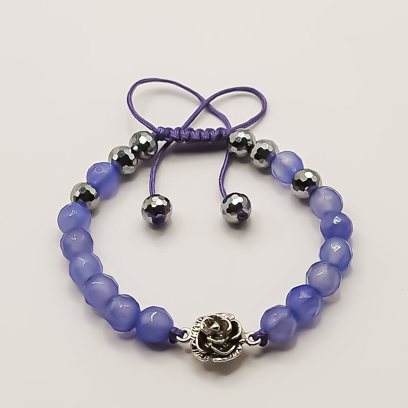 دستبند سنگ و نقره بلتاگالری مدل رزان 4 دستبند سنگ و نقره بلتاگالری مدل رزان