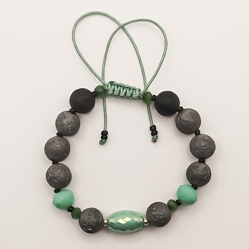 دستبند سنگ و نقره دستساز بلتاگالری مدل نارمیلا 5 دستبند سنگ و نقره دستساز بلتاگالری مدل نارمیلا