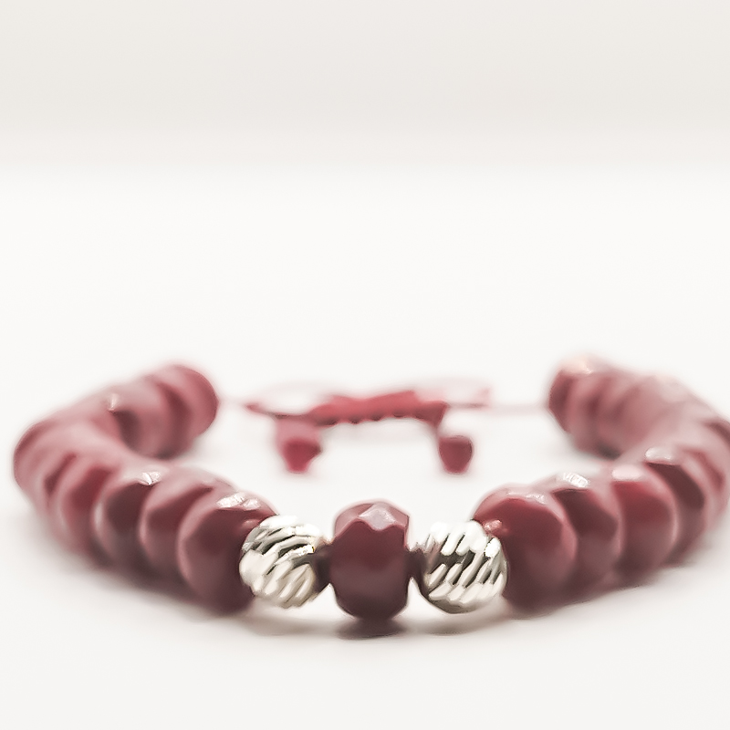 دستبند سنگ و نقره بلتاگالری مدل گلپاد 4 دستبند سنگ و نقره بلتاگالری مدل گلپاد