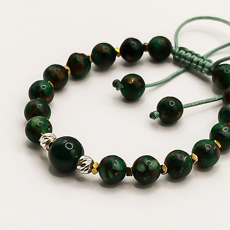 دستبند سنگ و نقره بلتاگالری مدل بانیا 4 دستبند سنگ و نقره بلتاگالری مدل بانیا