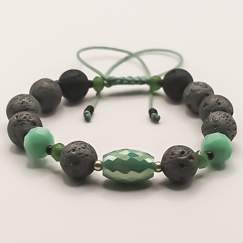 دستبند سنگ و نقره دستساز بلتاگالری مدل نارمیلا 7 دستبند سنگ و نقره دستساز بلتاگالری مدل نارمیلا