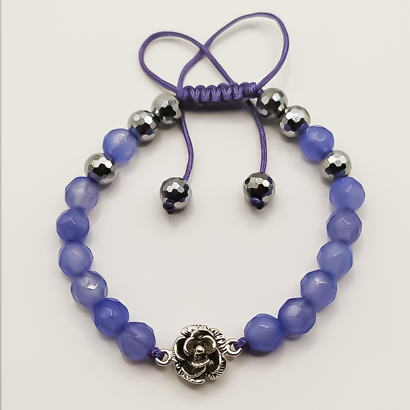 دستبند سنگ و نقره بلتاگالری مدل رزان 6 دستبند سنگ و نقره بلتاگالری مدل رزان